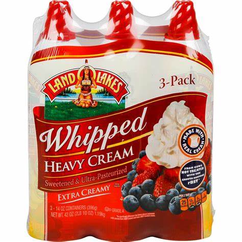 ALL NATURAL WHIP CREAM 3PK CAN