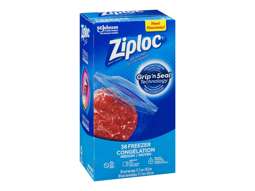 STORAGE: QUART FREEZER BAGS     