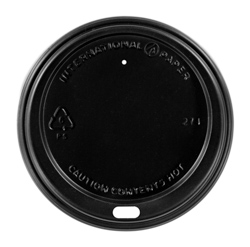 HOT CUP: 12-24oz BLACK DOME LID