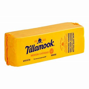 CHEESE: Tillamook MEDIUM CHEDDAR